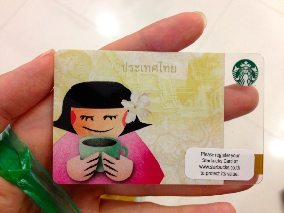 Thai Girl Starbucks Card